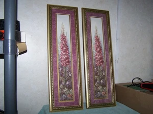 GLYNDA TURLEY SIGNIERT LAVENDEL PFLANZEN DRUCKE 1991 2er SET - Bild 1 von 5