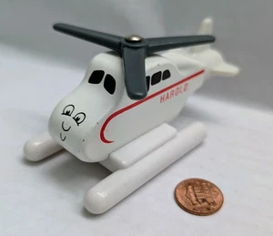 Thomas & Friends.HAROLD the Helicopter.Wooden Railway Tank Engine Train.white - Picture 1 of 3