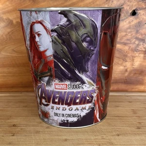 Cubo palomitas Marvel Avengers Endgame AMC 2019 exclusivo teatro 7" en relieve - Imagen 1 de 8