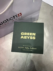 Blancpain X Swatch Fifty Fathom Green Abyss 100% authentic W Receipt + Warranty✅ - Picture 1 of 6