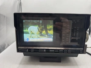 Vintage Sears Mod. 580 4005 650 Tragbarer 5" Farbfernseher AM/FM Radio getestet - Bild 1 von 15