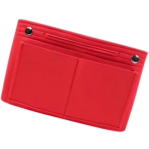 Borsa cosmetica grande capacità organizer in feltro inserto fodera viaggio - Foto 1 di 12