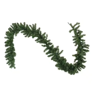 9 Ft. X 10 In. Pre-Lit LED Canadian Pine Artificial Christmas Garland with Clear - Bild 1 von 12