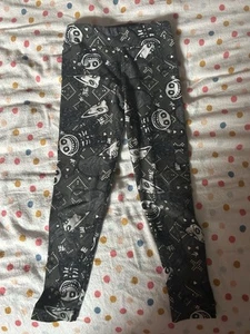 LULAROE Child Leggings Size S/M Nightmare Before Christmas Girls Halloween NBC - Picture 1 of 3