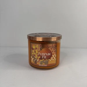 Pastel de calabaza Bath & Body Works ~ Vela perfumada grande de 3 mechas ~ 14,5 oz - Imagen 1 de 6