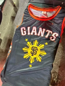San Francisco Giants 2025 Filipino Heritage Night Basketball Jersey 9/23 LARGE - Picture 1 of 3