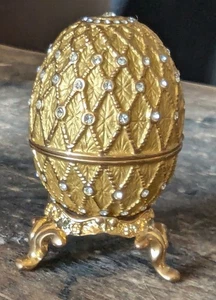 Gold & Diamant (ungeprüft) 3,5" hoch mit Ständer Herstellermarke "R" - Bild 1 von 5