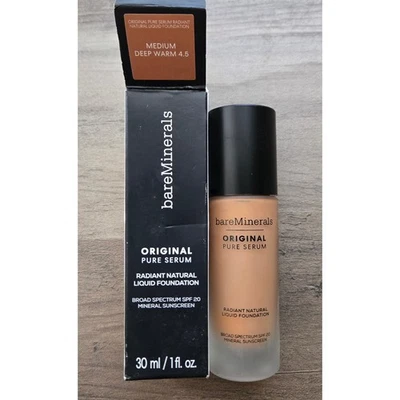 BareMinerals Original Pure Serum Radiant Natural Liquid Foundation Medium - Image 1 of 4