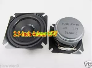 Altavoz de rango completo de 2,5" pulgadas para AURA HIFI 15 vatios 4 ohmios - Imagen 1 de 4