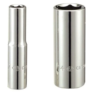 KT Pro C1230S08D 1/4" Dr. 1/4" 6pt SAE Deep Chrome Socket - Picture 1 of 1