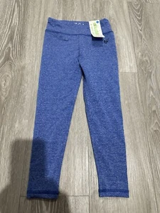 NWT Justice High Waisted Blue leggings Size 5 - Picture 1 of 2