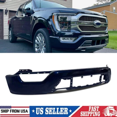 Antimatter Blue Front Bumper W/o Sensor Holes For 2021-2023 Ford F150 F-150 XL - Image 1 of 4