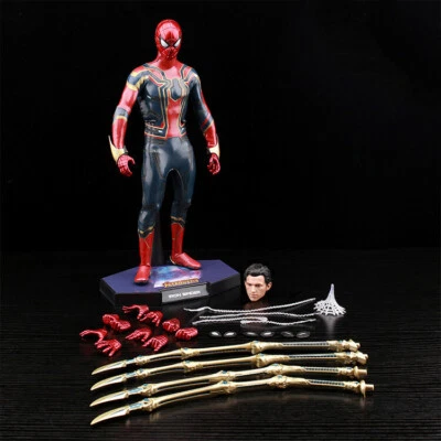Figuras de acción móviles Spider-Man Iron Spider escala 1:6 modelo juguete colección nuevo Foto 1 de 4
