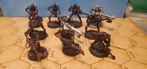 Warhammer 40k - 10x NECRON WARRIORS attuali e vecchie sculture costruite qualche vernice - Foto 1 di 4
