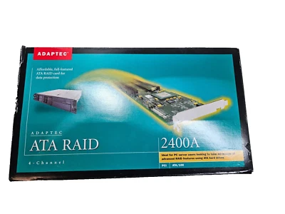 Adaptec ATA RAID 2400A 32-bit PCI ATA/100 RAID Card AAR-2400A/EFIGS KIT - Image 1 of 4