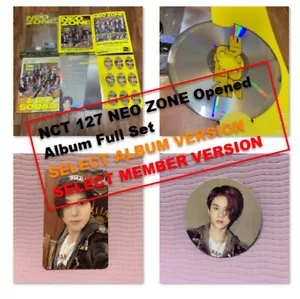 NCT 127 NEO ZONE Opened CD with Booklet + PHOTOCARD / CIRCLE CARD SET 英雄 KICK IT - Picture 1 of 8