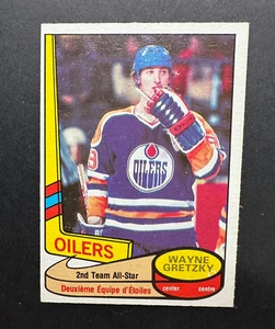 1980-81 O-Pee-Chee Wayne Gretzky Segundo Equipo All Star OPC #87 - Edmonton Oilers - Imagen 1 de 6