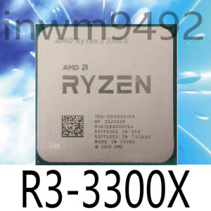 AMD Ryzen 3 3300X R3 3300X 3.8-4.3GH 4Core 8Thr 65W Socket AM4 CPU Processor