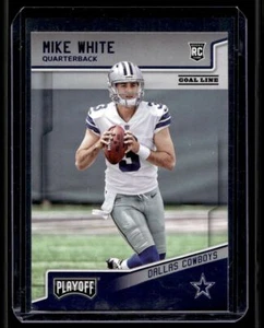 2018 Panini Playoff Goal Line Mike White Rookie Dallas Cowboys #239 - Picture 1 of 2