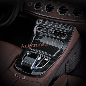 Black Gear Position Panel Cover Trim For Mercedes Benz E-Class W213 2016-2019 - Picture 1 of 7