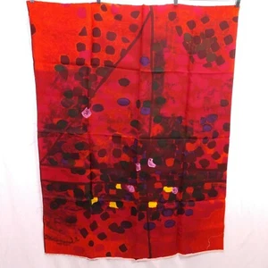 Vintage MCM Anton Maix Fabric 1yd Abstract Geo Upholstery Faille 48" - Picture 1 of 10