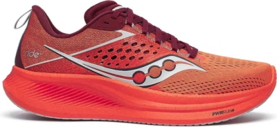 BROOKS Scarpe Running Uomo Saucony Ride 17 super ammortizzate Red/Orange
