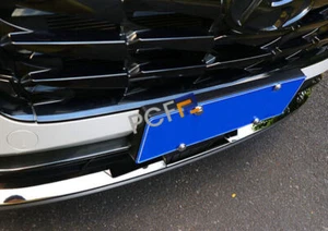 For 2022 2023 Hyundai Tucson Chrome Steel Front Bumper Lower Strip Guard Trim - Picture 1 of 12