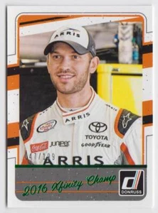 2017 Donruss Nickname Var. Green Foil #189 Daniel Suarez 2016 Xfinity Champ /199 - Picture 1 of 2