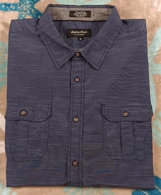 Eighty Eight_Platinum_Mens_Blue_Sz. XL Short Sleeve_Button-Up - Image 1 of 4