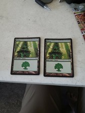 Forest (305) FOIL Mirrodin NM/LP x1 Basic Land MAGIC THE GATHERING MTG real pic