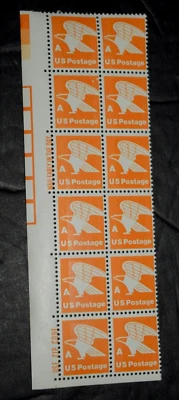 VINTAGE, MIXED STAMP LOT "A - Definitive," 12 x 15c Stamps, Scotts # 1734, 1978 - Image 1 of 3