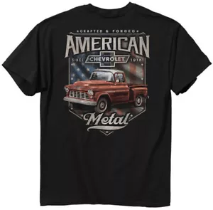 BuckWear Men's Graphic Tee Chevy American Metal T-shirt Adult Size - Picture 1 of 1