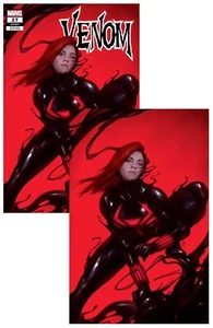 Venom #27 Miguel Mercado Variant SET Virgin BLACK WIDOW Spider-Man Pre-Order - Picture 1 of 3