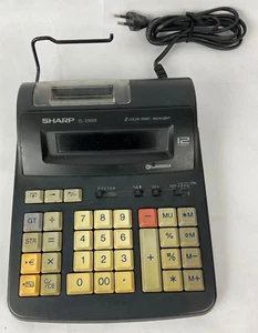 Calculadora sharp EL-2902E 2 Color Print Luz de Fondo 12 Digit - Imagen 1 de 2