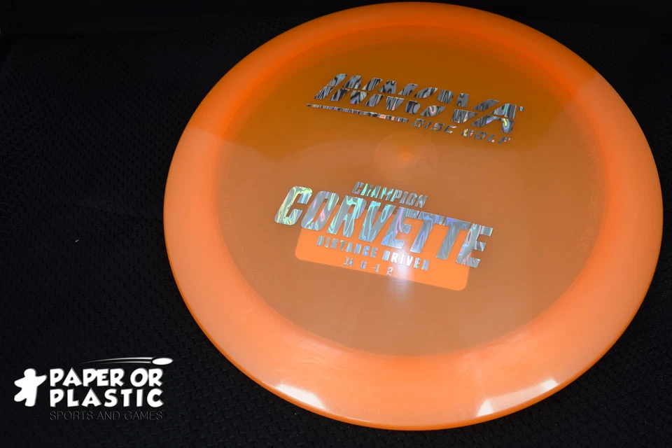Innova Champion CORVETTE Disc Golf 171 G Driver Light Orange NEW Silver Prism - Image 1 of 1
