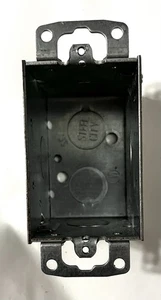 Steel City CDOW, 2" x 2-1/2" x 3", 6-KO, 1-Gang, Acero, Caja de Interruptor Gangable, 1 pieza - Imagen 1 de 6