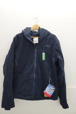 $475 новый с Ярлыками Helly Hansen Мужская Alpha 4.0 изолированная лыжная куртка в темно-синий размер средний - Изображение 1 из 4