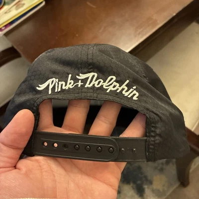 Sombrero Pink Dolphin Ocean Academy Snap Back Material Agua Nunca Usado. ¡Raro! Foto 1 de 3