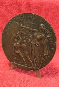 Beautiful Rare Broze Medal , OMNES AD UNUM ... - Picture 1 of 4