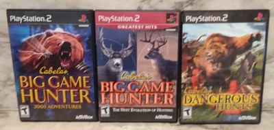 3 CABEL'S HUNTING PS2 Playstation LOT - Dangerous Hunts, Big Game Hunter, 2005 - Image 1 of 4