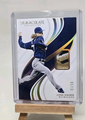 Josh Hader /10 Patch 2019 Immaculate Collection - Image 1 of 3