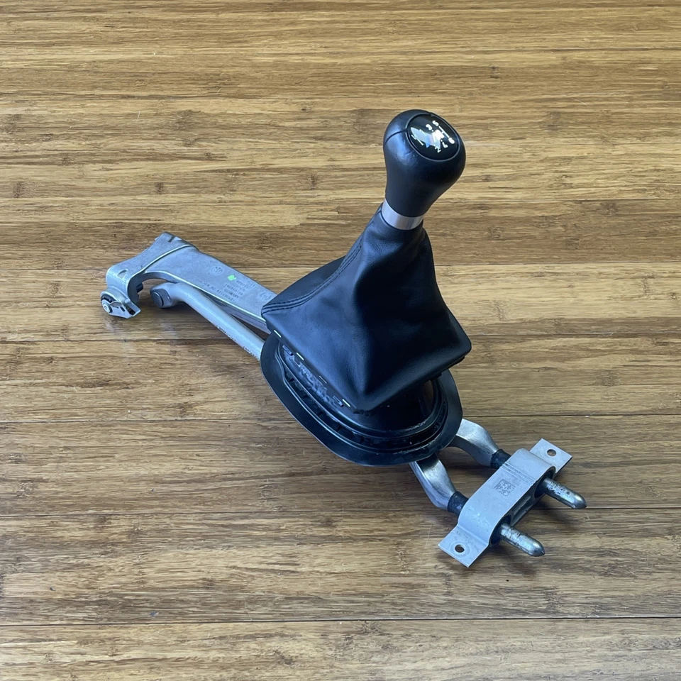 BMW M3 G80 MT 2021-2024 palanca de cambios de transmisión manual cuero negro OEM NOTE Foto 1 de 4