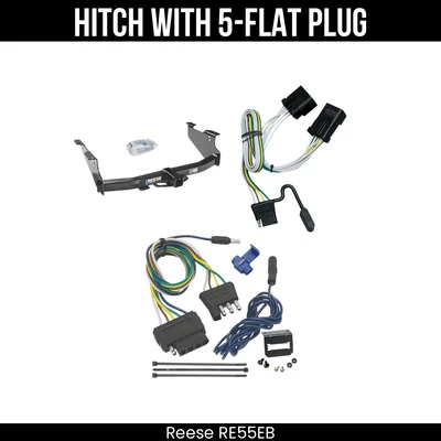 Enganche de remolque Reese + cableado de 5 vías para 03-08 Dodge Ram 1500 03-10 2500 3500 44536 Foto 1 de 4