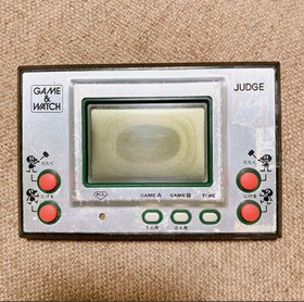 Nintendo Game & Watch Judge IP-05 Handheld LCD Game Junk No Battery Cover Used