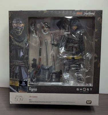 Figura de acción Figma Ghost of Tsushima Jin Sakai 509 Max ¡Nueva de fábrica!! Foto 1 de 3