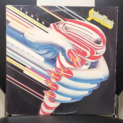 Judas Priest Turbo Record Album 1986 Columbia Records C40158 Vinyl - Image 1 of 4