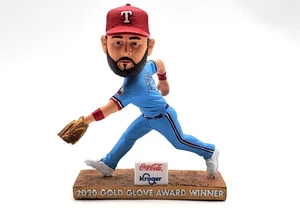 Texas Rangers Isiah Kiner-Falefa 2020 Gold Glove Bobblehead 14.08.21 - Bild 1 von 6