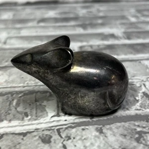 Vintage Dansk Silver Plated Mouse Figurine Paperweight - Japan - Picture 1 of 8