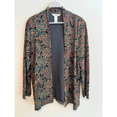 Cárdigan de mujer Draper’s & Damon’s plumero precioso estampado cachemir talla: XL  Foto 1 de 4