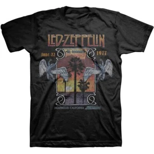 Led Zeppelin Inglewood T-Shirt Black New - Picture 1 of 1